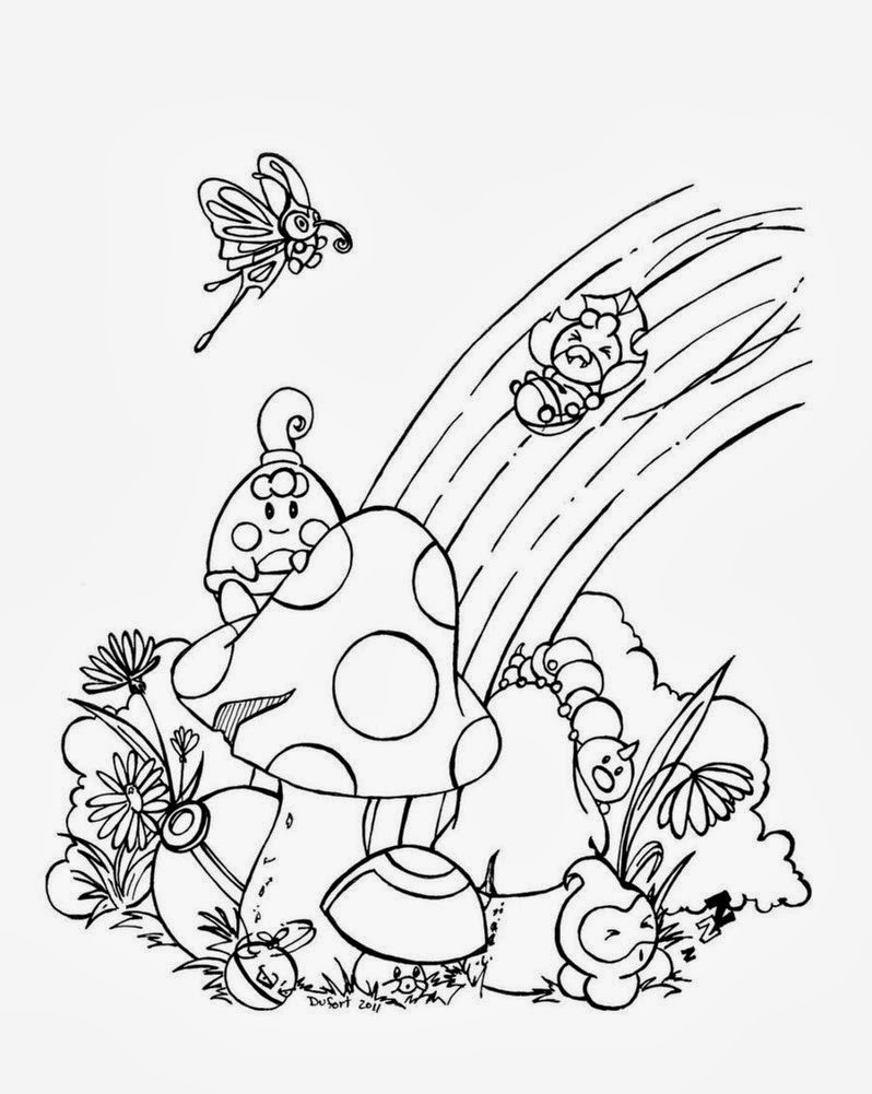 Rainbow Coloring Page | Ally's Party