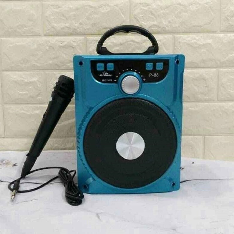 Loa bluetooth karaoke Profit P88 kèm micro có dây