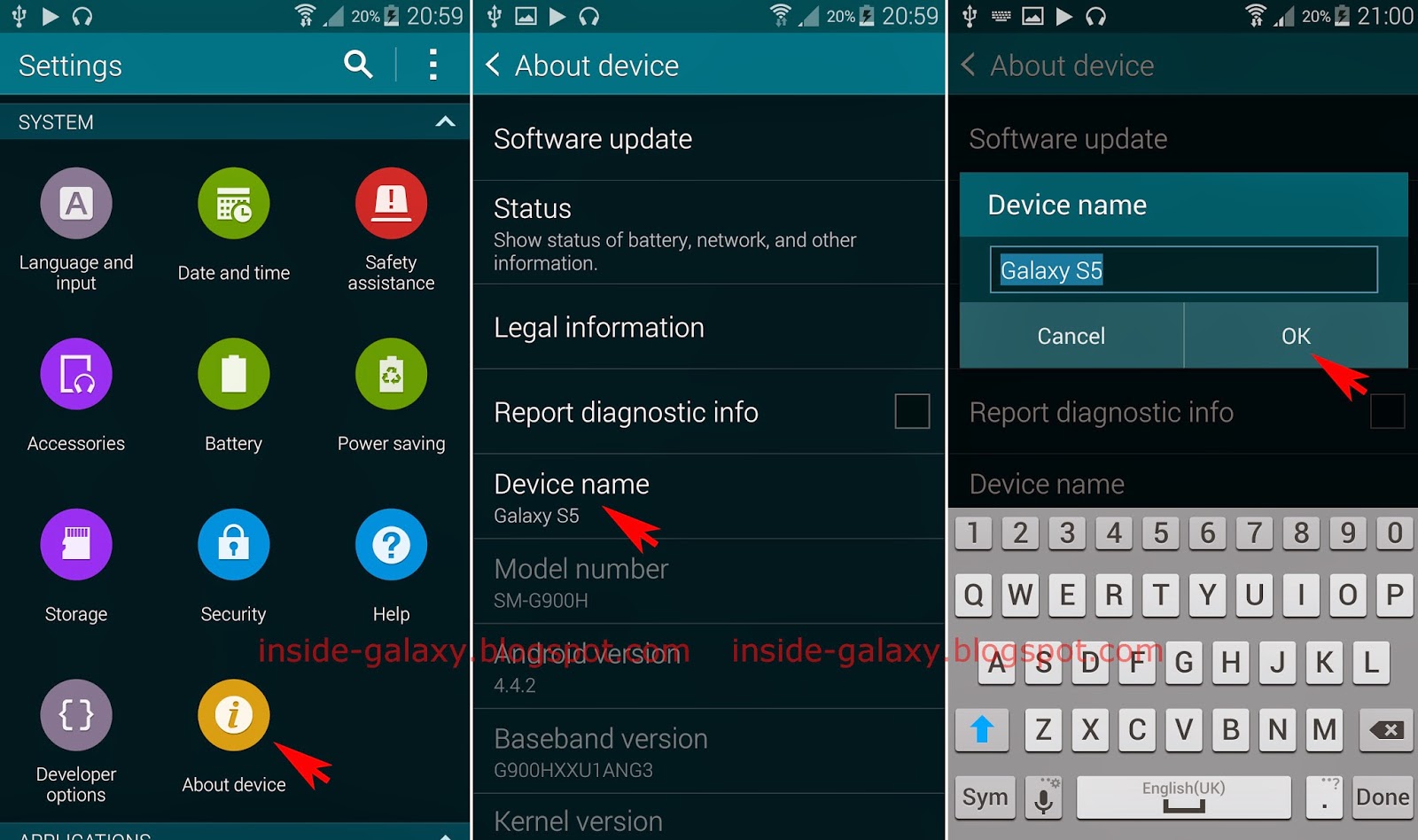 Inside Galaxy Samsung Galaxy S5 How To Change The Device Name In inside-galaxy-samsung-galaxy-s5-how-to-change-the-device-name-in