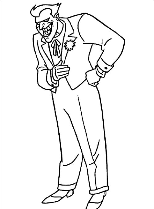 Free Printable Batman And Joker Coloring Pages title=
