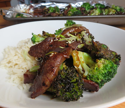 Sheet Pan Beef & Broccoli for Two