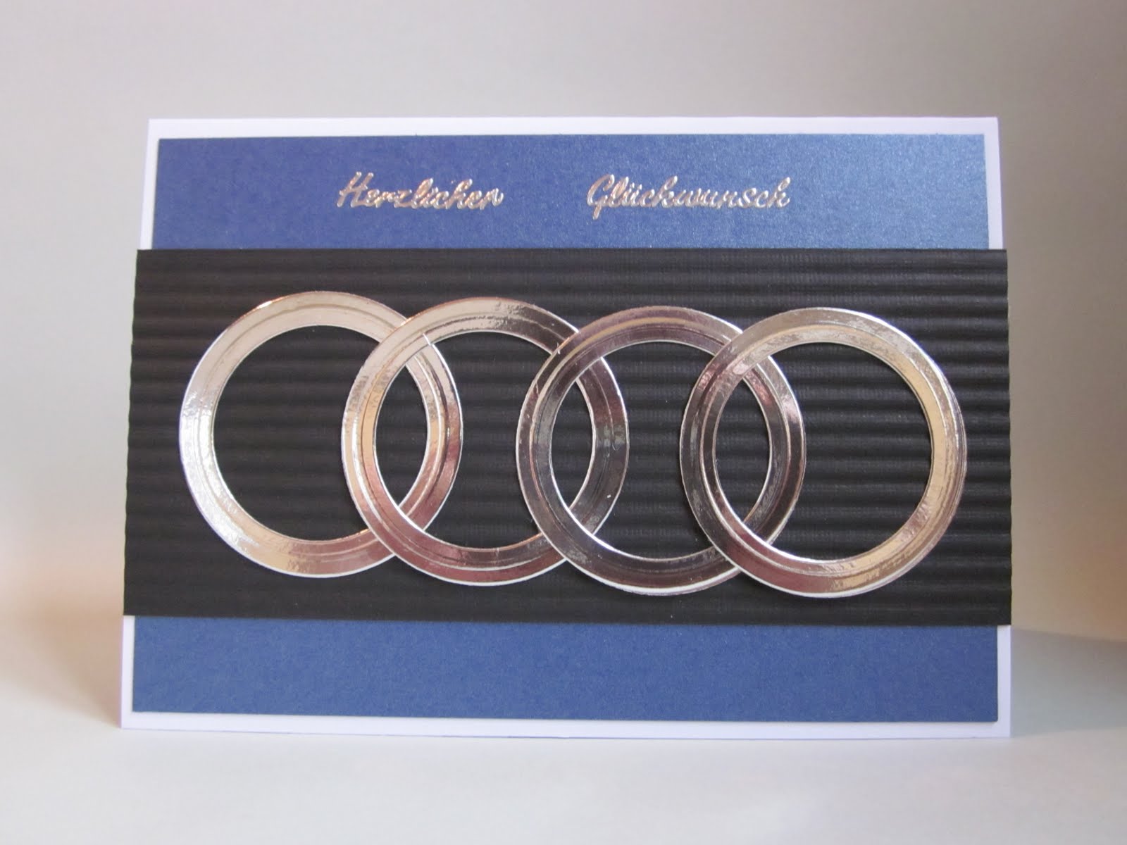 Bärchens Bastelblog Eine Karte für den AUDIFan