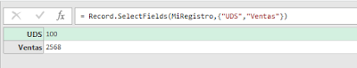 Power Query: Trabajar con Records