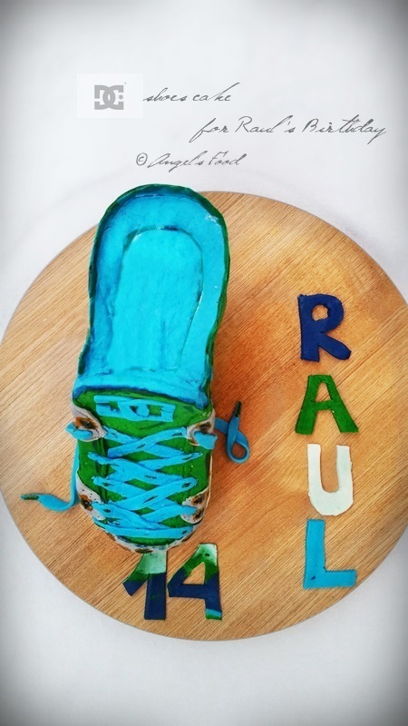 Dc shoes cake for Raul's Birthday~Tort adidas DC pentru ziua lui Raul