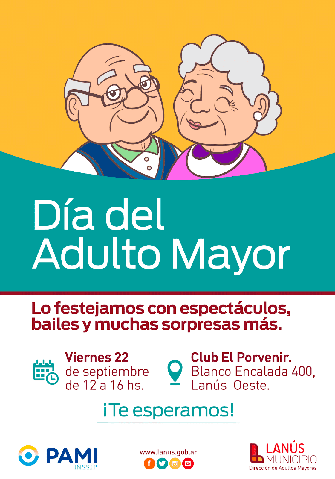Lanus Digital Diario CELEBREMOS JUNTOS EL DÍA DEL ADULTO MAYOR