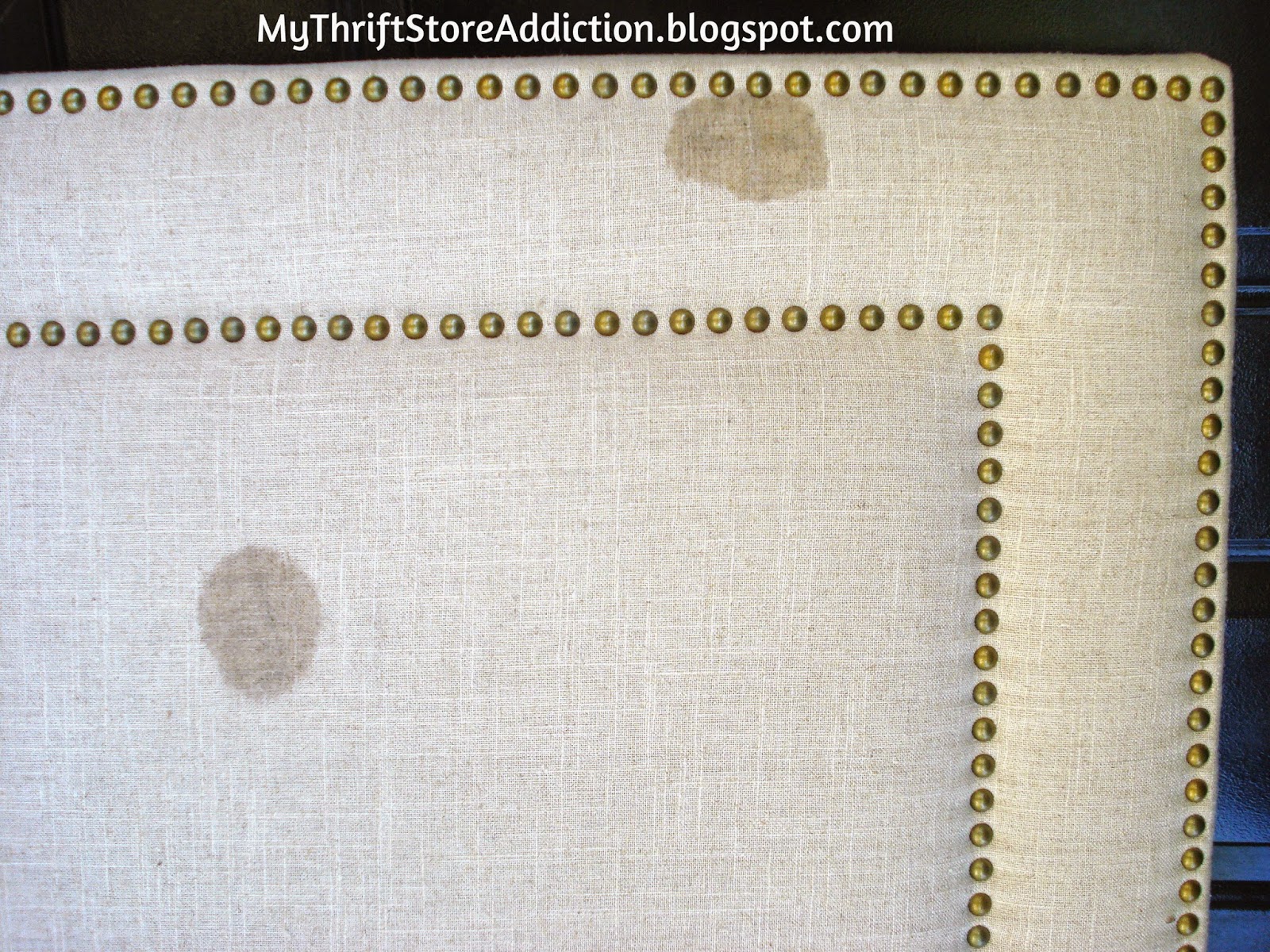 My Thrift Store Addiction Friday's Find Upholstered HeadboardNo