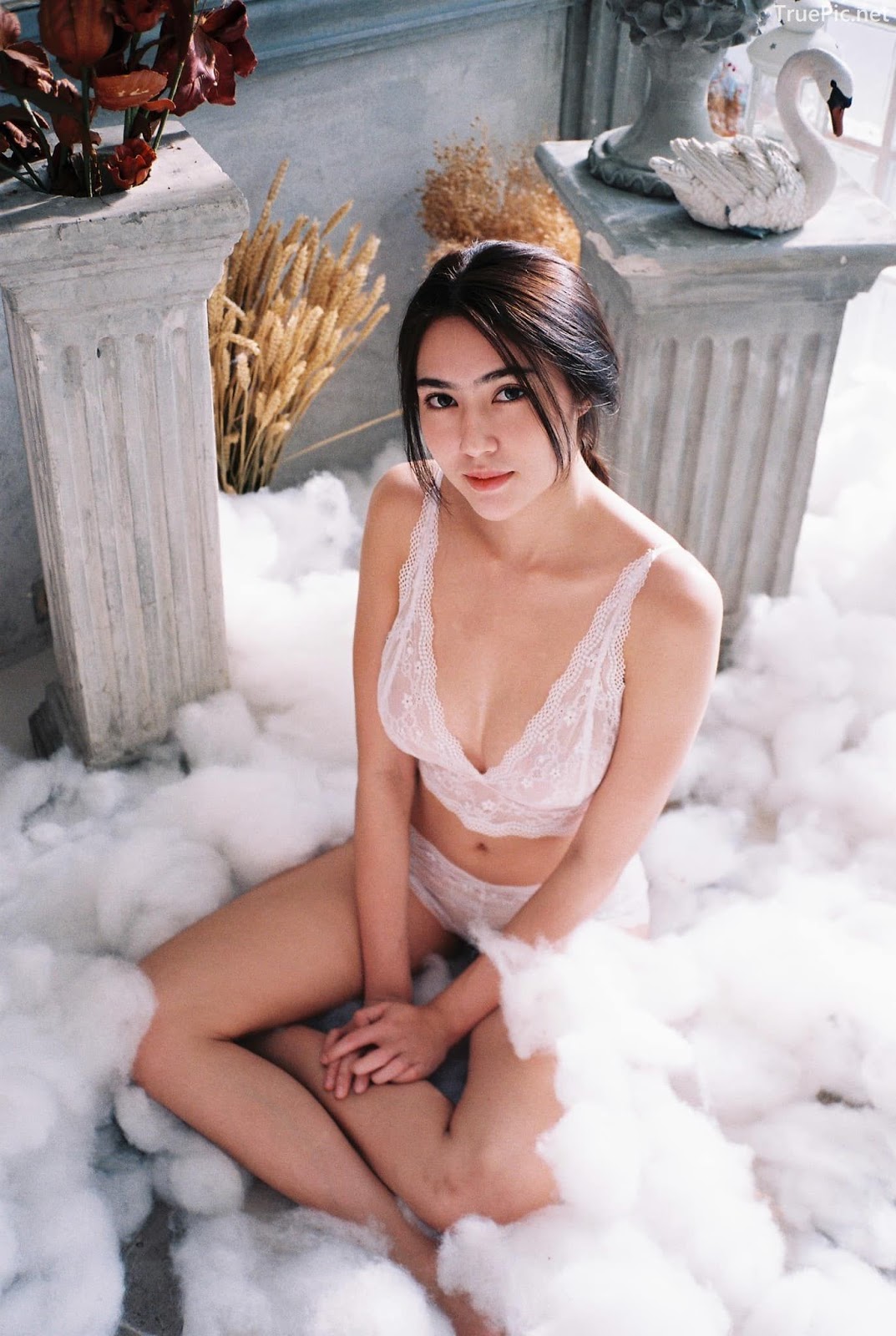Thailand Hot model - Baifern Rinrucha Kamnark - Sexy in Transparent Lace Lingerie - TruePic.net - Picture 25