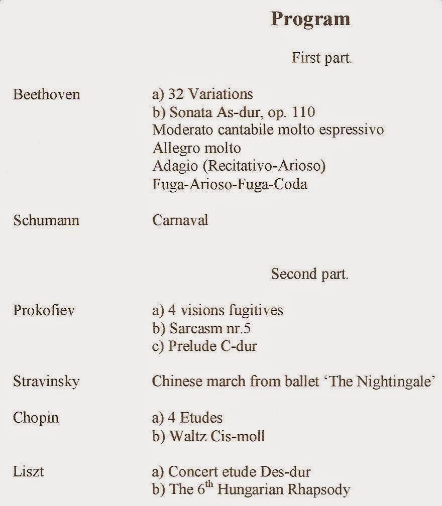 Alexander K Borovsky Master Pianist Programs