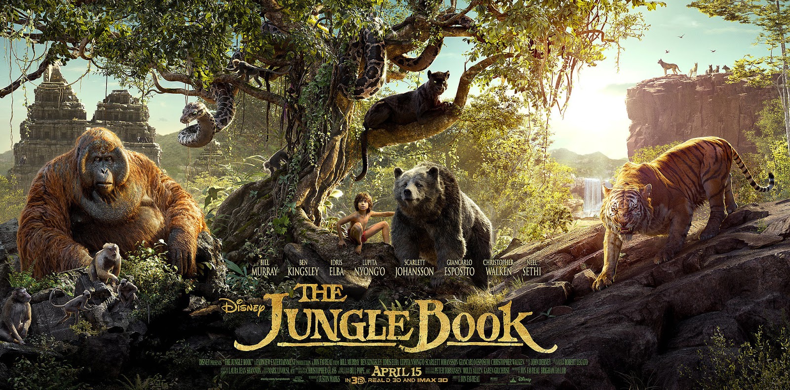รีวิวเมาคลีลูกหมาป่า The Jungle Book #หนังดีบอกต่อ | Kaosuaylunla Diary