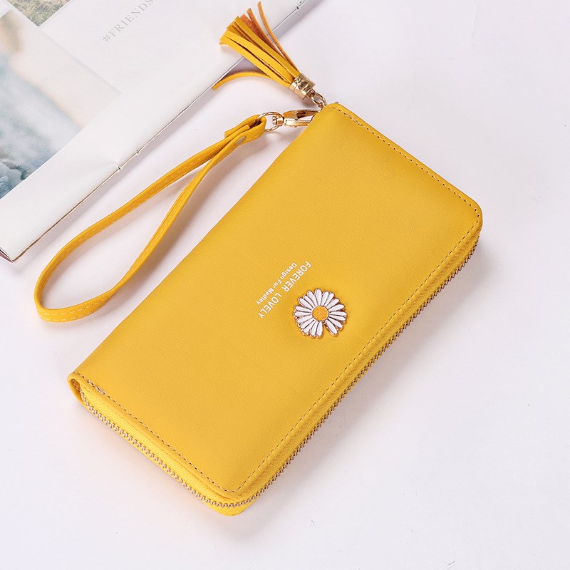 Ví Cầm Tay Nữ Dài Dễ Thương Nữ Tính Hàn Quốc TVNN283