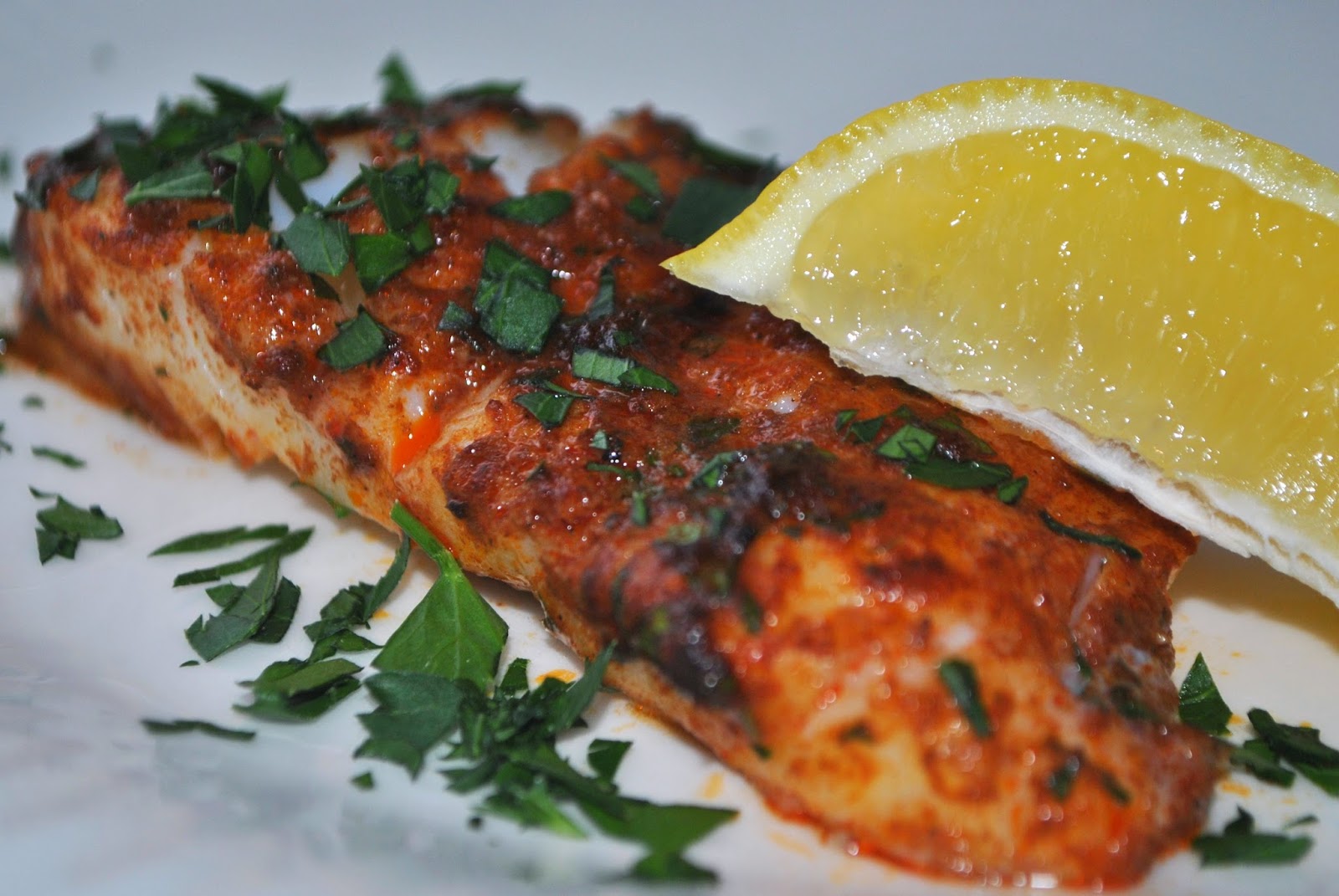 Recipe Doodle: BAKED FISH WITH PAPRIKA LEMON BUTTER and HERB CRUSTED ...