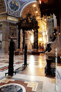 Cinco obras de arte da Basílica de São Pedro baldaquino bernini sao pedro catedra roma - Cinco obras de arte da Basílica de São Pedro