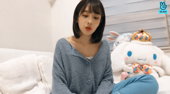 러블리즈 V앱 화초 유지애 part1