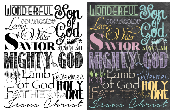 What is the image of jesus that is being portrayed in your life image