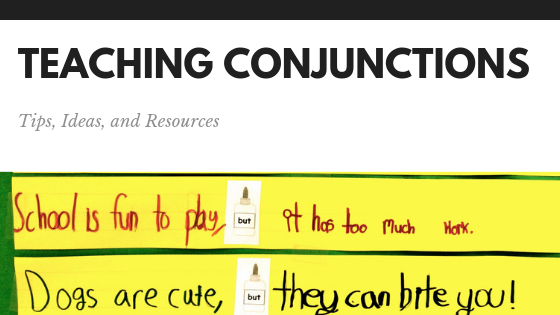 Frogs Fairies And Lesson Plans Teaching Conjunctions