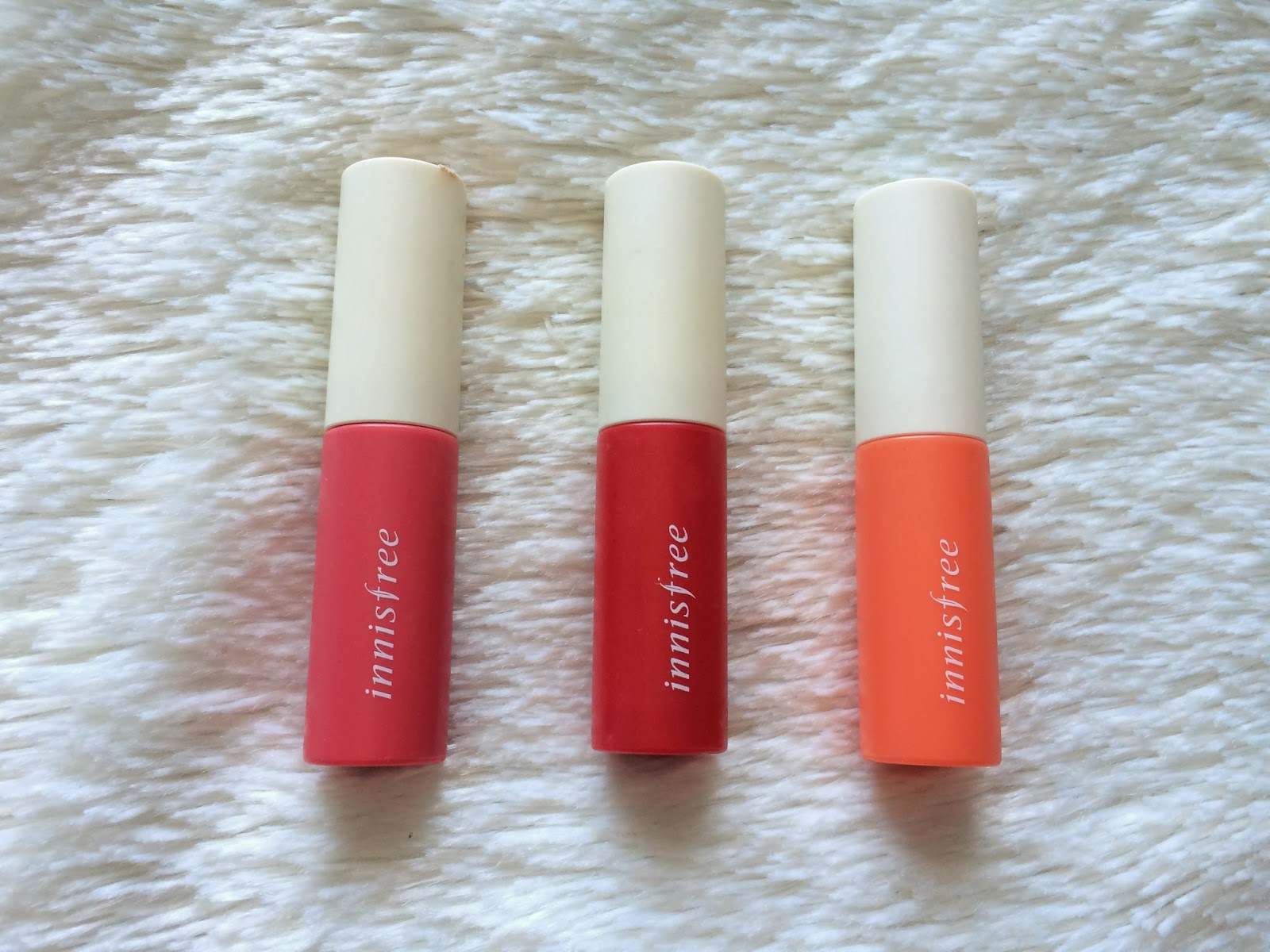Innisfree Eco Flower Tint in Camellia, Rose and Balsam