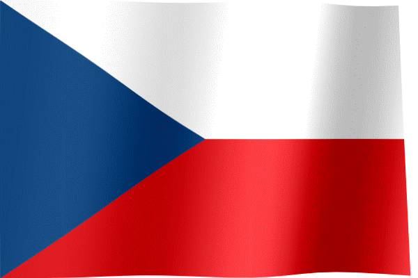 Waving Flag of the Czech Republic (Animated Gif)