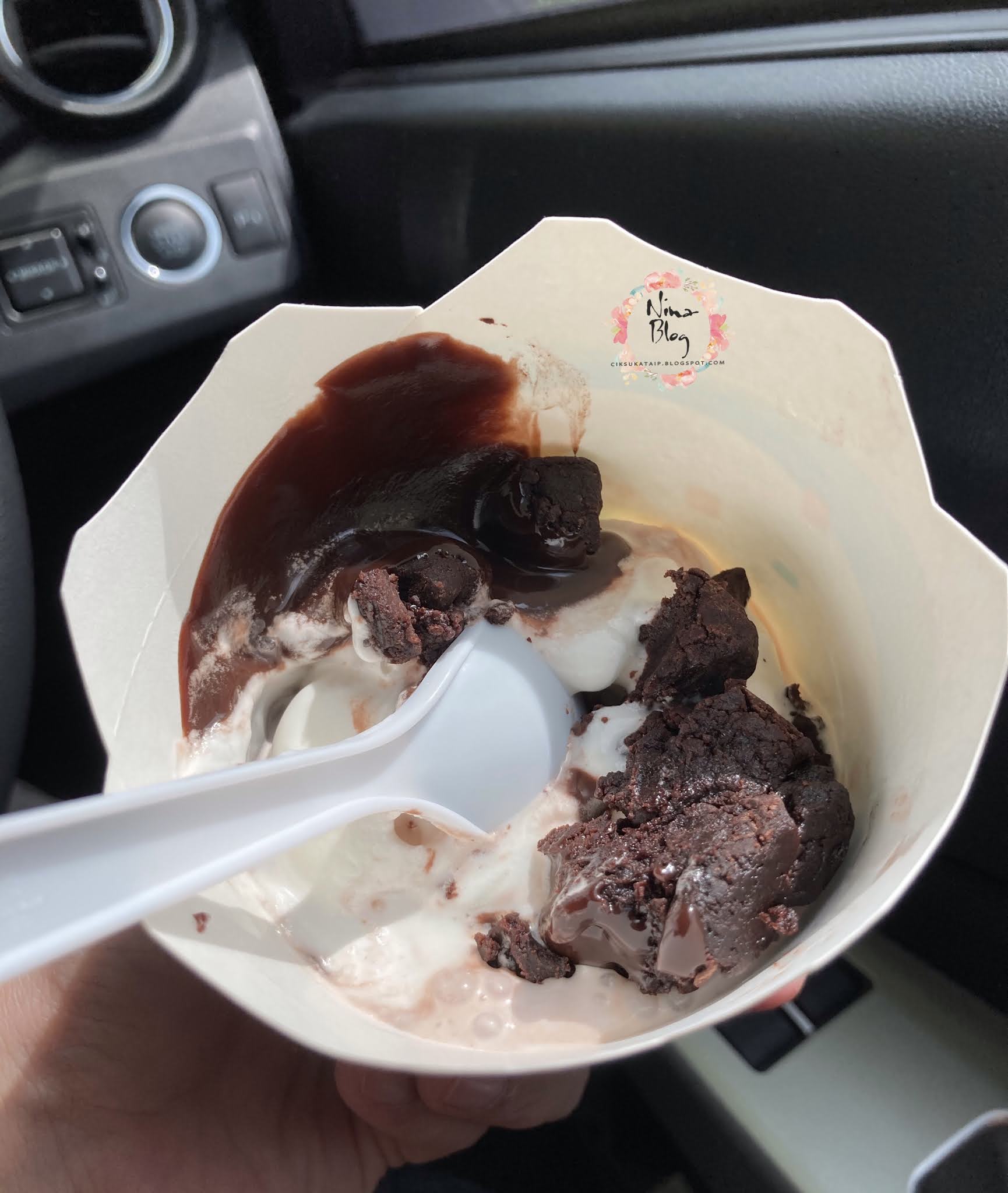 Raspberry Cheese Pie & Chocolate Brownie McFlurry McDonald's cik sukα