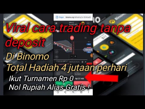 Cara Trading Tanpa Modal di Binomo