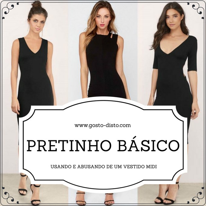 vestidos midi basico