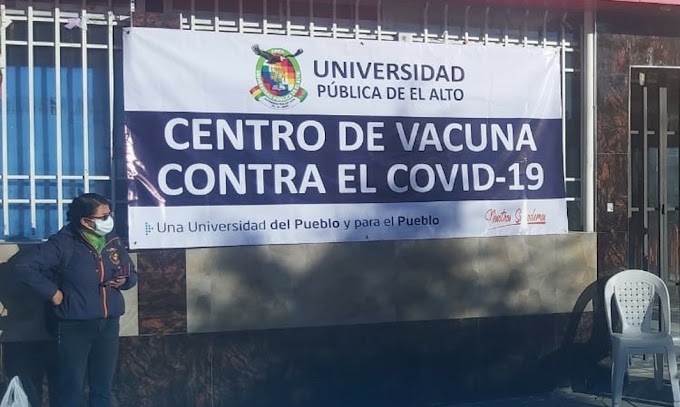 Inician campaña de vacunación masiva contra el Covid-19 en la UPEA
