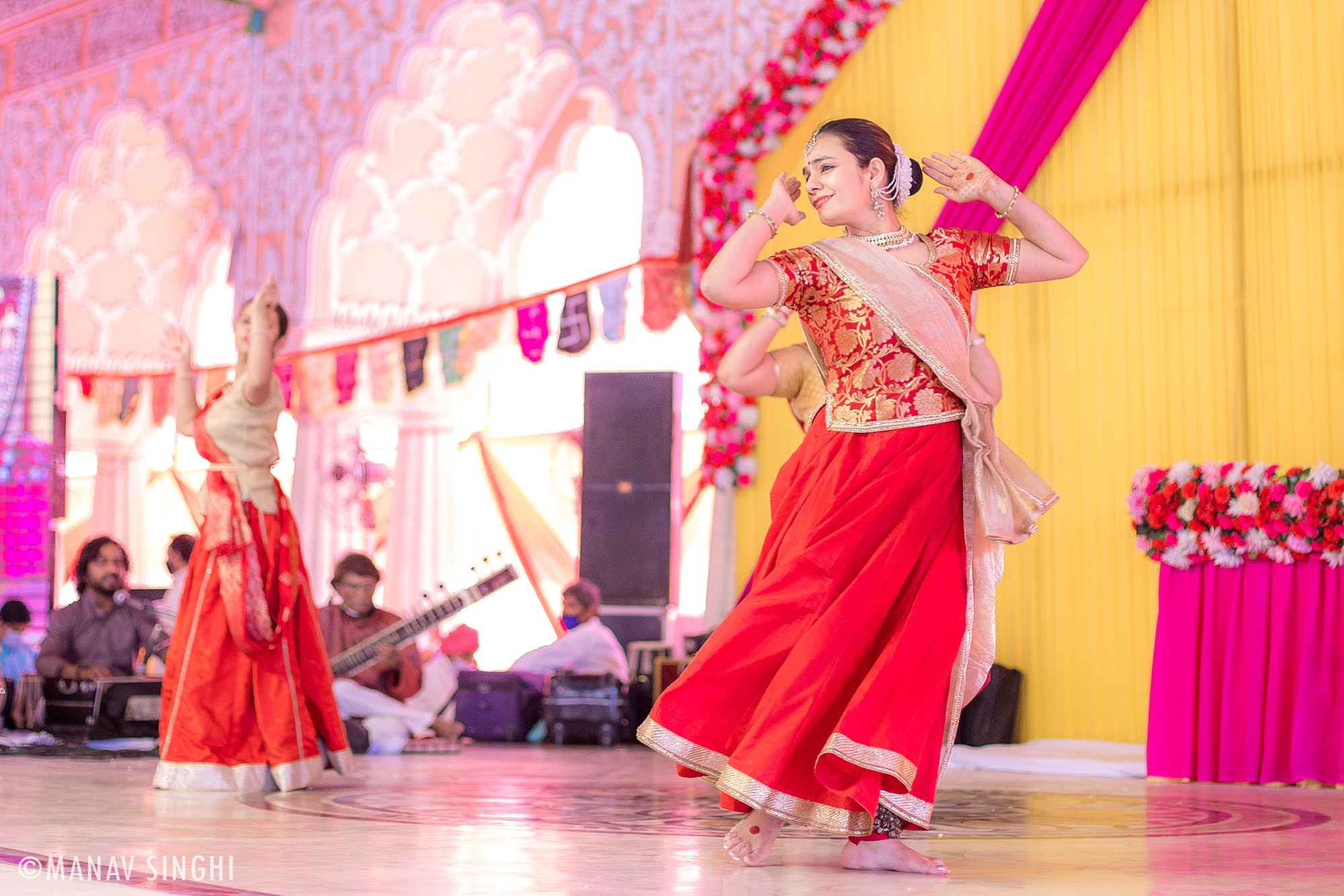 Rashmi Uppal Kathak Guru at Fagotsav 2021 Govind DevJi, Jaipur. Day - 3