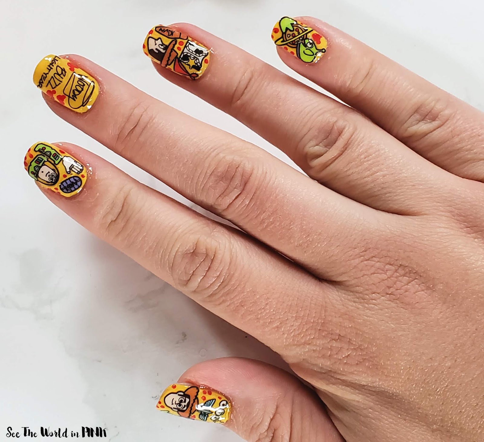 Disney Toy Story Nails with Innisfree Real Color Toy Story Edition Nail Set 