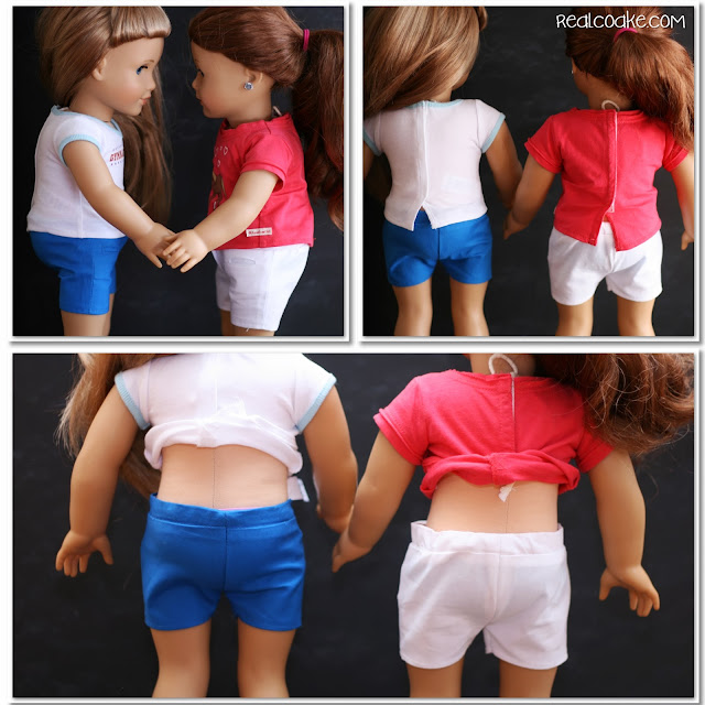 Pattern for doll clothes to make adorable American Girl Doll shorts. #AGDoll #AmericanGirlDoll #Sewing #Pattern #RealCoake Pattern for doll clothes to make adorable American Girl Doll shorts. #AGDoll #AmericanGirlDoll #Sewing #Pattern #RealCoake
