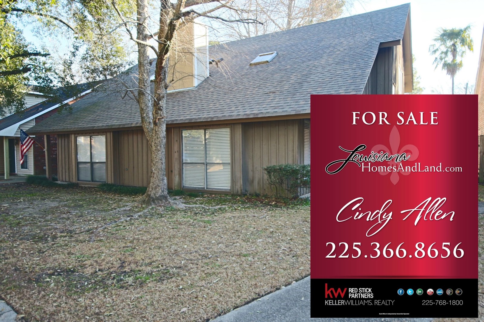 Townhouse for sale on the LSU bus route