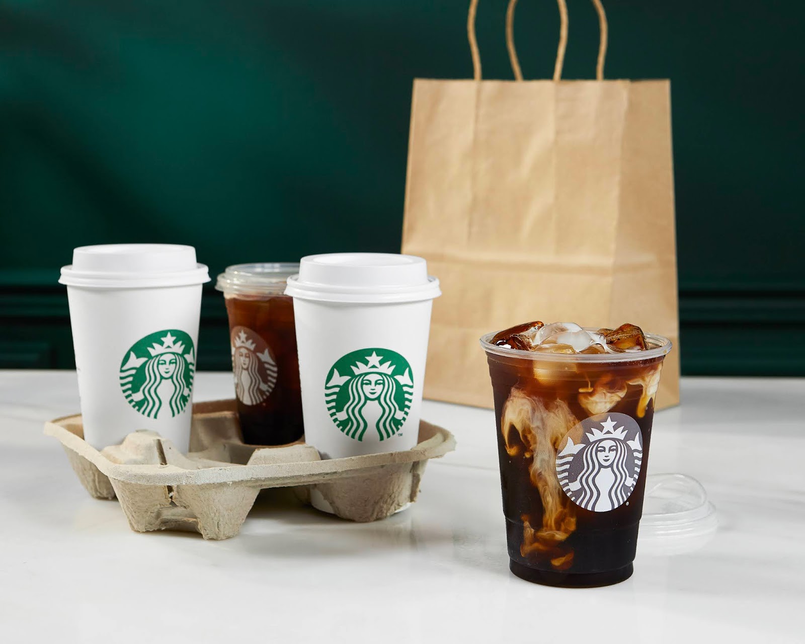 yemeksepeti Starbucks mağazalarından online paket siparişlerini