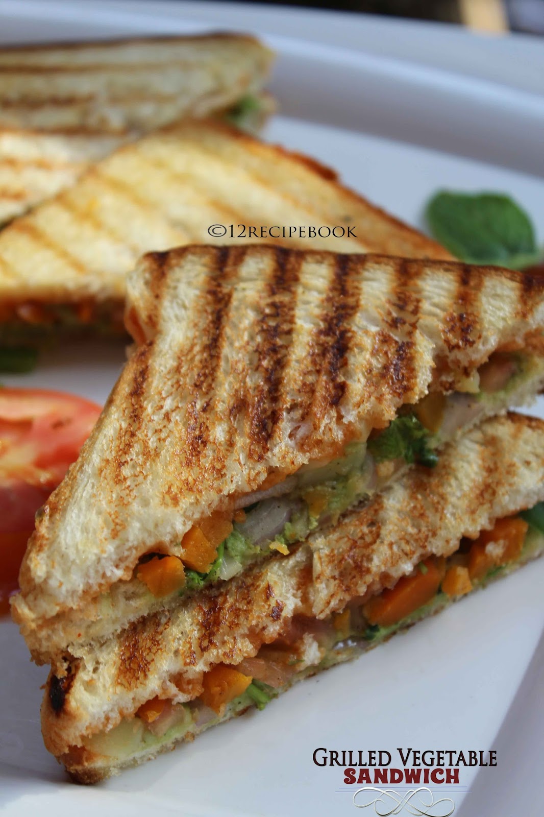 Grilled Vegetable Sandwich Recipe Book