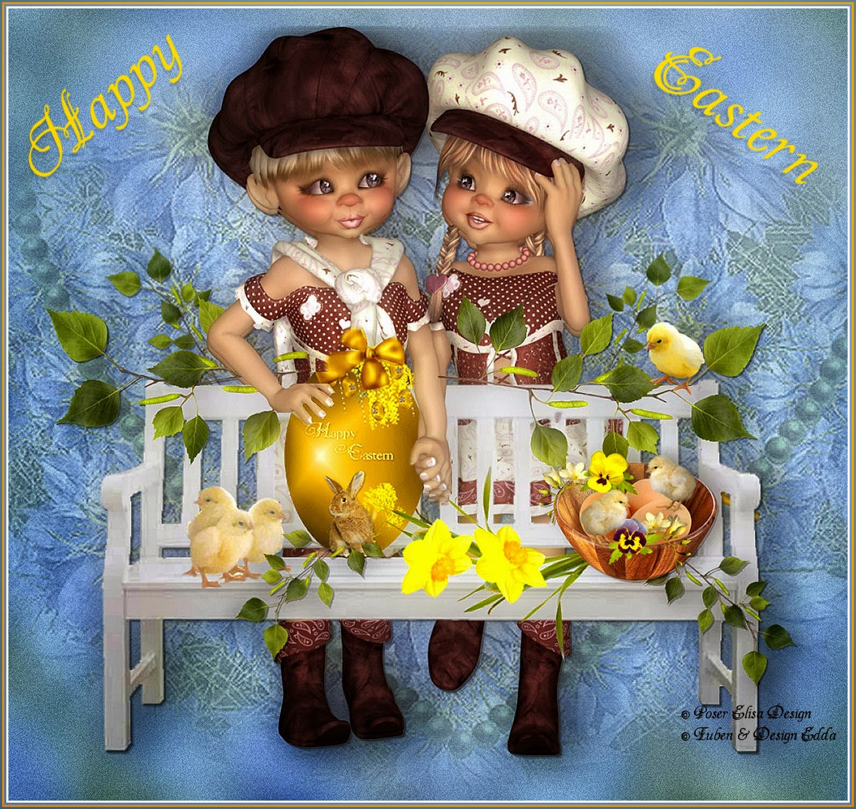 Eddas Träumereien Happy Eastern.(3)