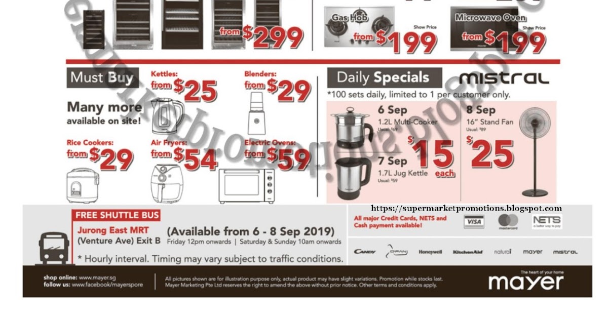 Mayer Warehouse Sale 06 08 September 2019 Supermarket Promotions