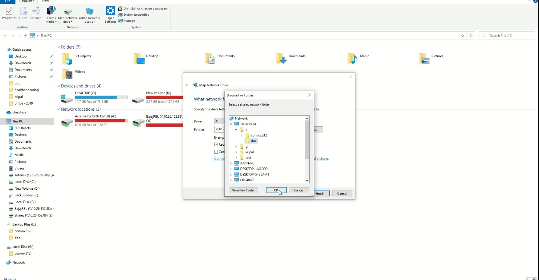 Network Drive Map Network Drive in Windows