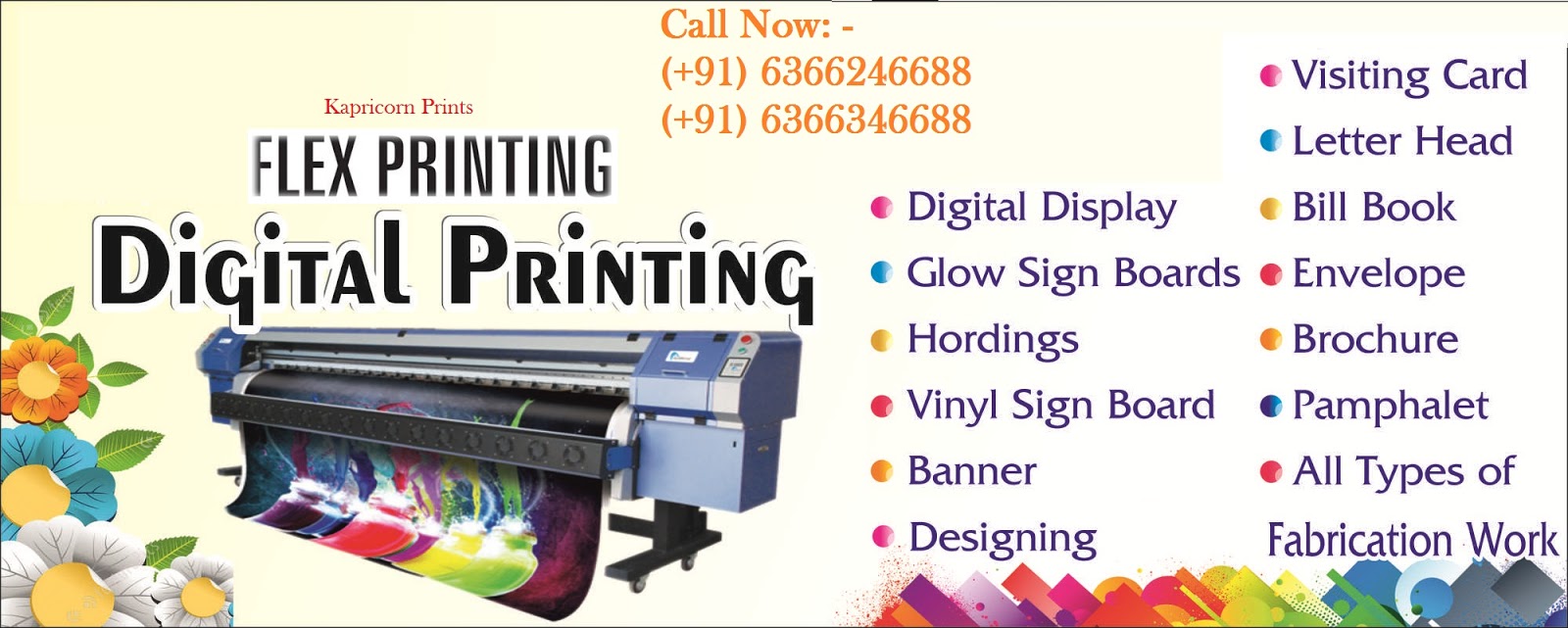 Digital Printing Bangalore 2019