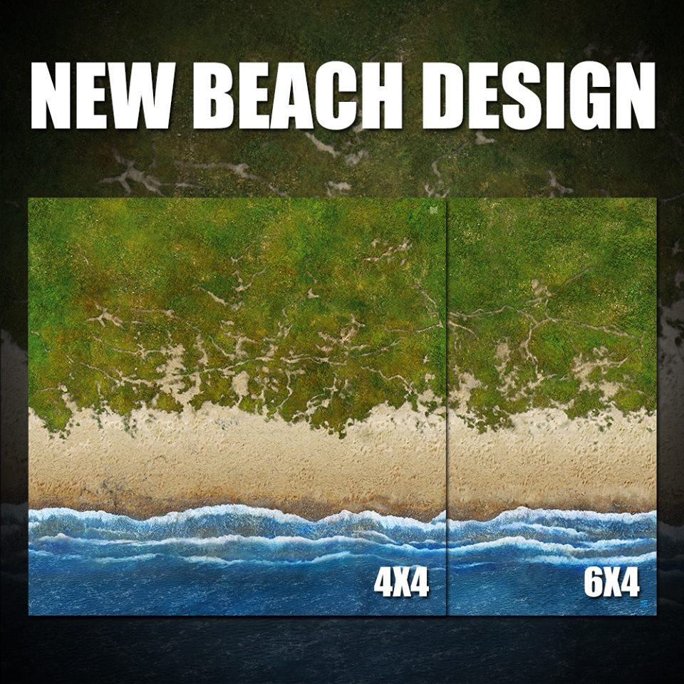 Wargame News and Terrain DeepCut Studio New Wargame Beach Design