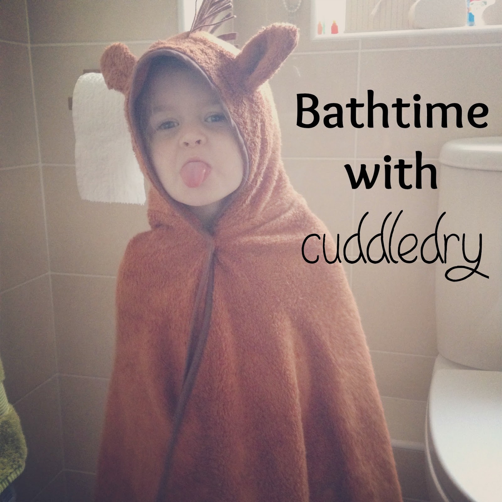 Funny Girl at Bathtime 