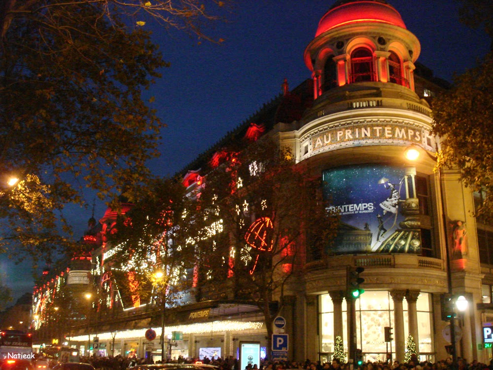 Les Illuminations de Noël des Galeries Lafayette et du Printemps - Le