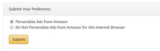 Не позволяйте рекламе Amazon преследовать вас в Интернете