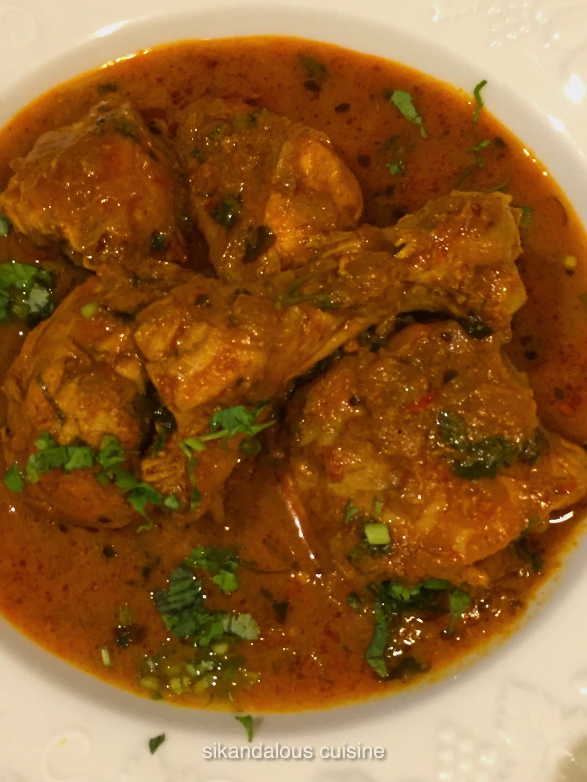 Sikandalous Cuisine: Ginger Infused Chicken Curry #sikandalouscuisine