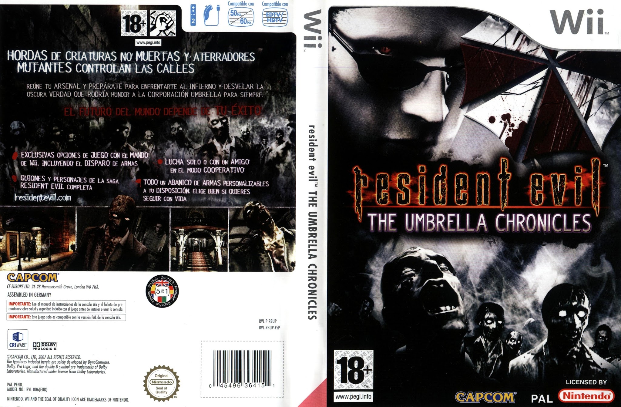 Resident Evil The Umbrella Chronicles Wii ultracapas.blogspot.com
