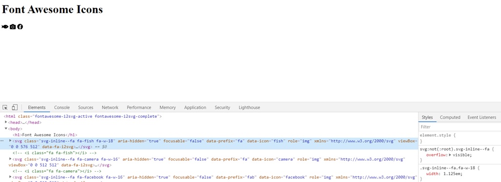 Integrating Font Awesome Icons in your website