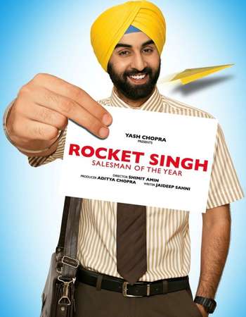 Poster Of Rocket Singh: Salesman of the Year 2009 Hindi 600MB BRRip 720p ESubs HEVC Watch Online Free Download downloadhub.in