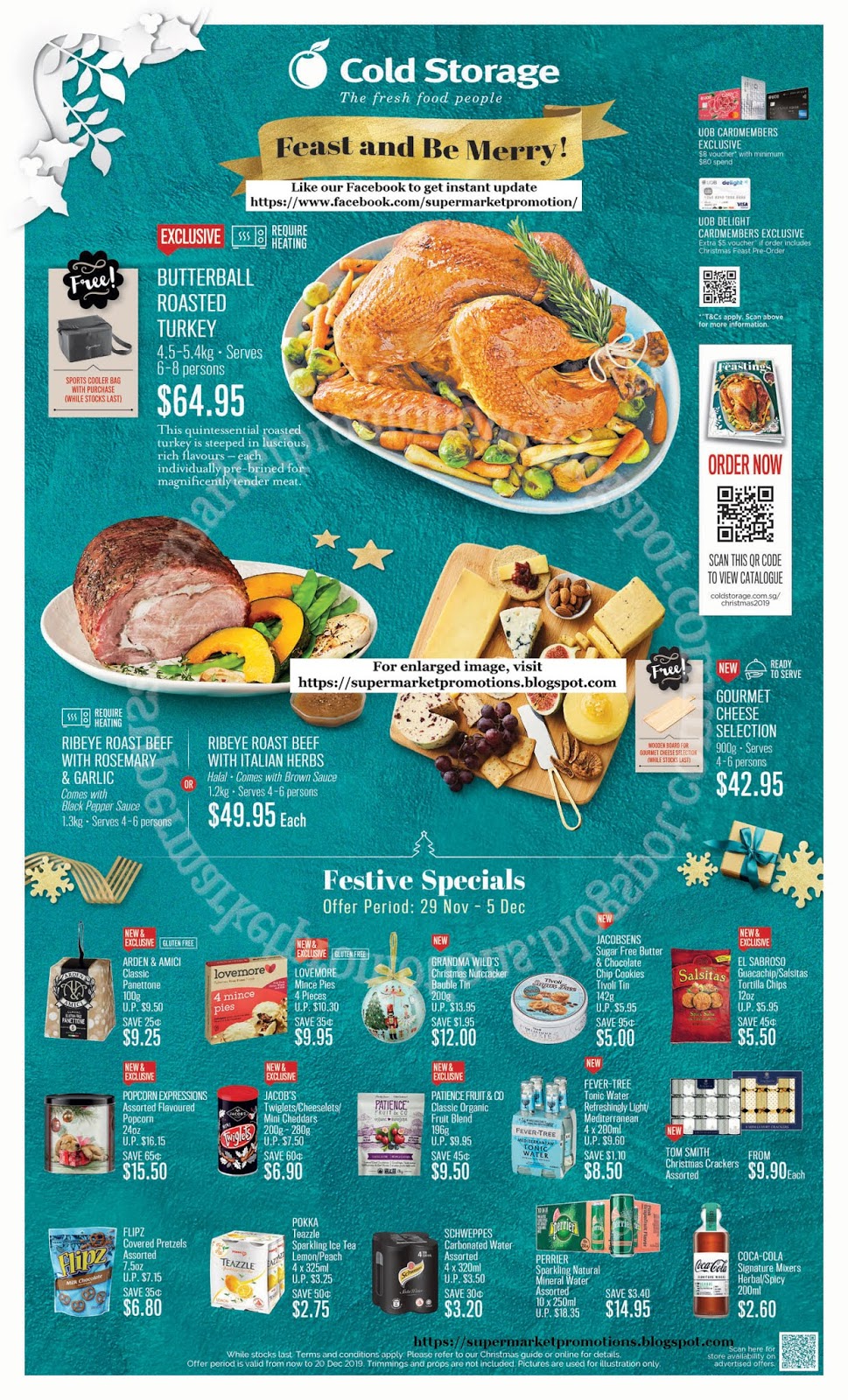 Cold Storage Festive Specials 29 November 05 December 2019