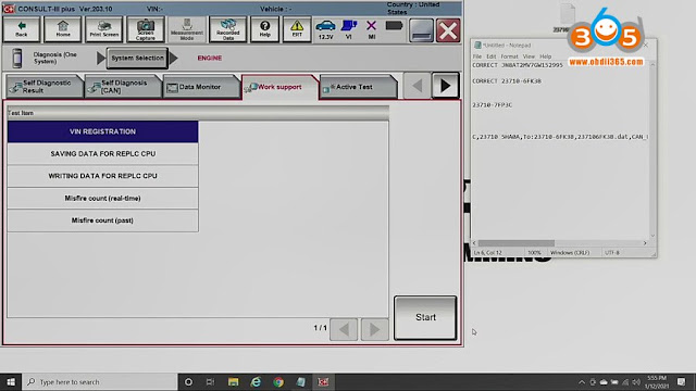 nissan-pcm-programming-on-bench-2