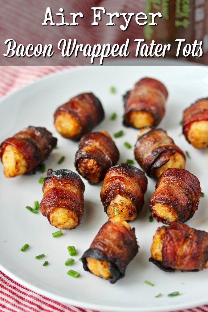 Air Fryer Honey Chipotle Bacon Wrapped Tater Tot Bombs