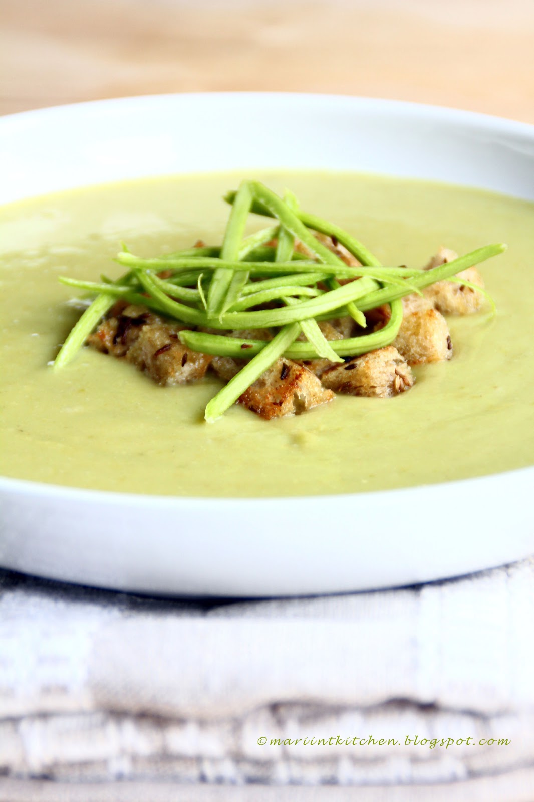 crema di zucchine (quasi una vellutata)