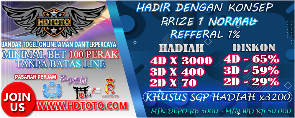 Hdtoto Bandar Togel Online Aman Dan Terpercaya