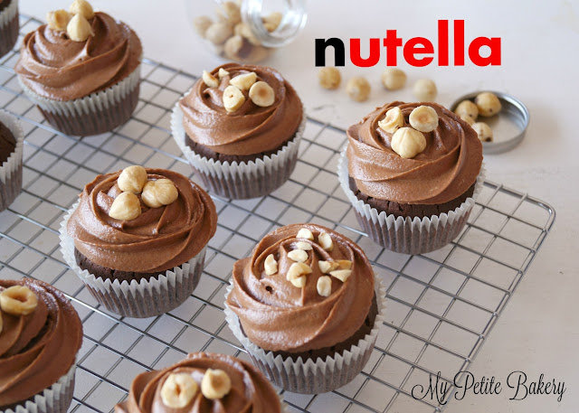Cupcakes de Nutella y Avellanas