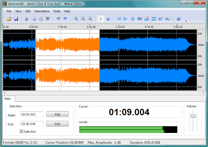 Wave Editor 3.7 - Πρόγραμμα επεξεργασίας ήχου για αρχάριους